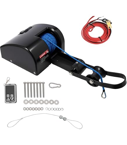 Amazon.com: 35LBS Electric Anchor Winch with Remote Control, 12V